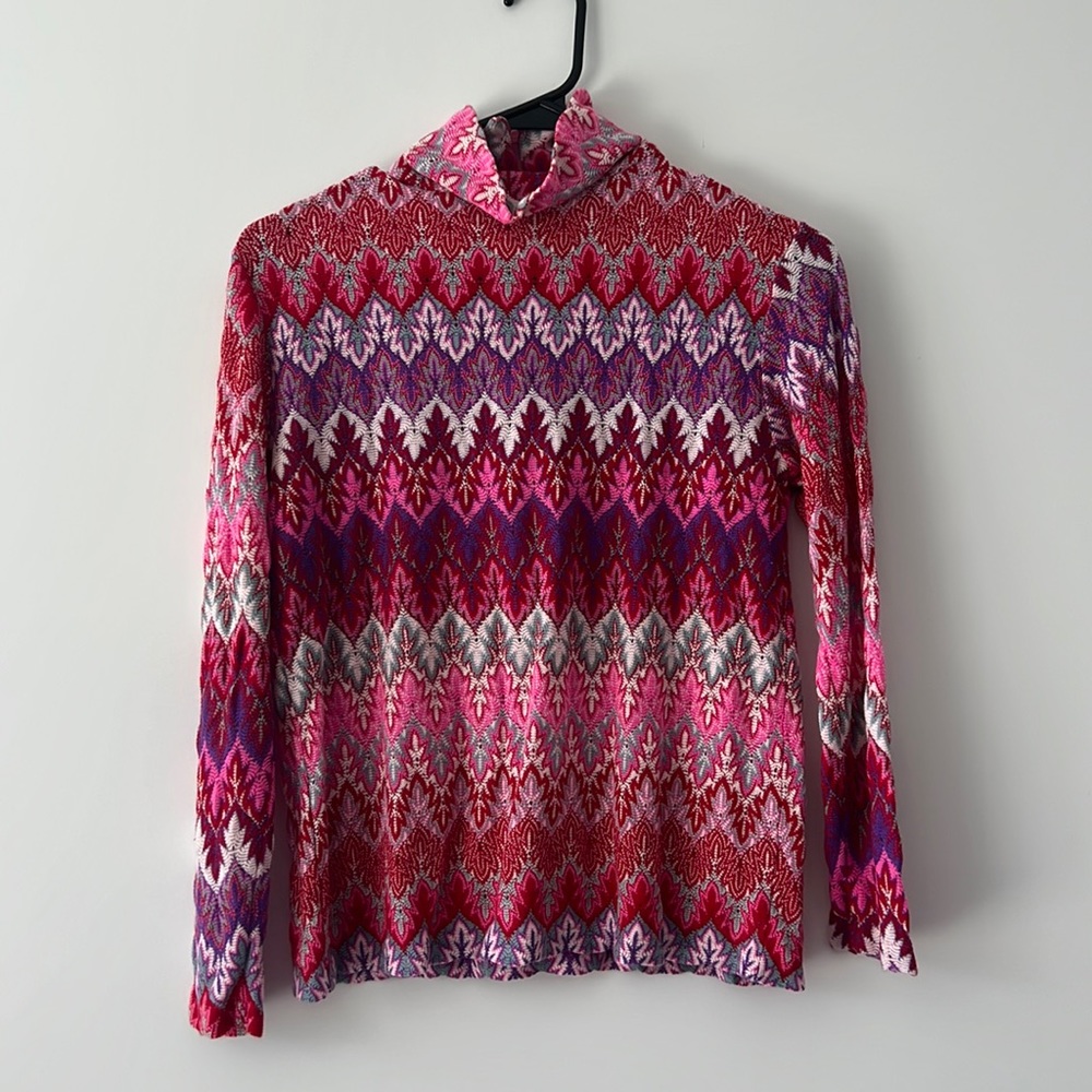 Barbie Pink Vintage Mock Neck